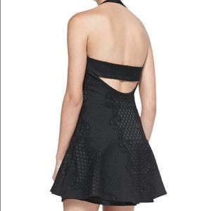 Parker Leona Dress in Black Jacquard